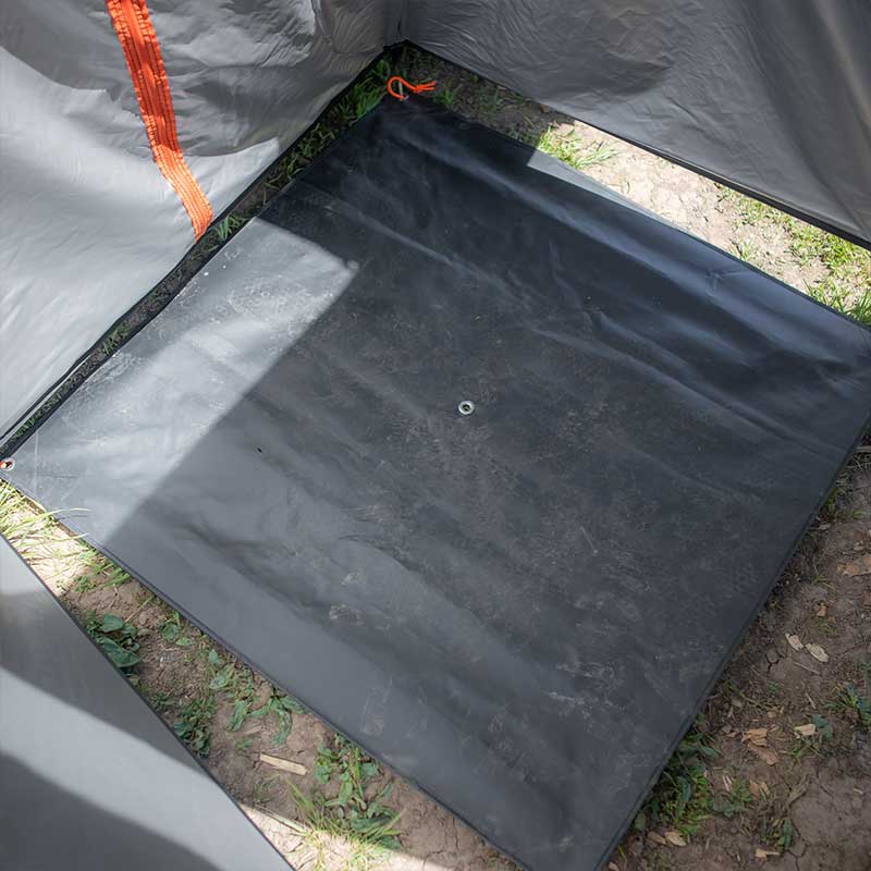 23Zero Kestrel Vehicle Shower Tent floor mat view