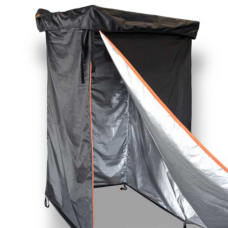 23Zero Kestrel Vehicle Shower Tent In White Background