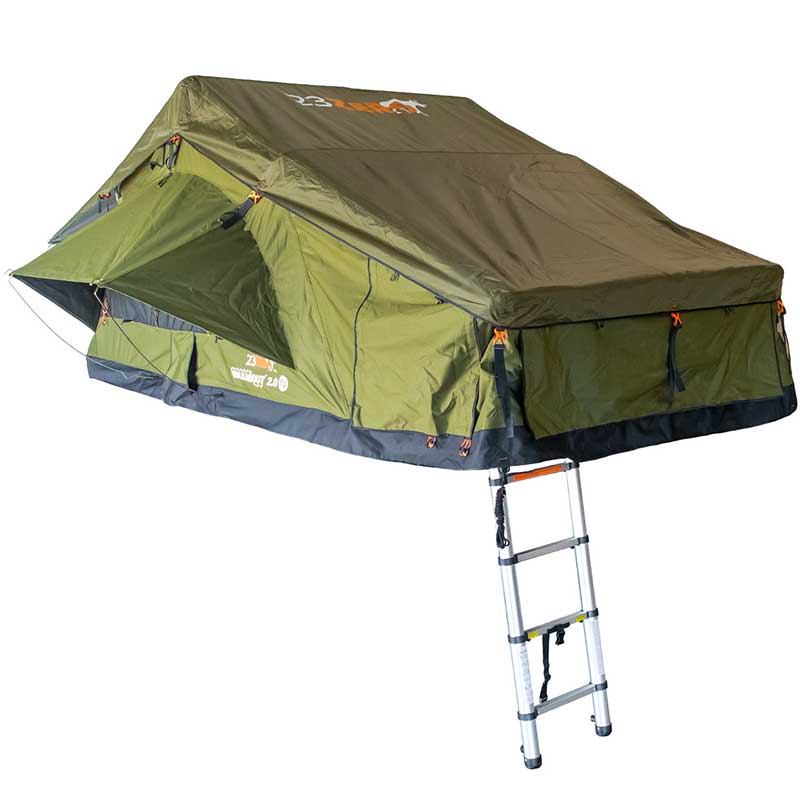 23Zero Walkabout 56 2.0 Roof Top Tent Open View From Side