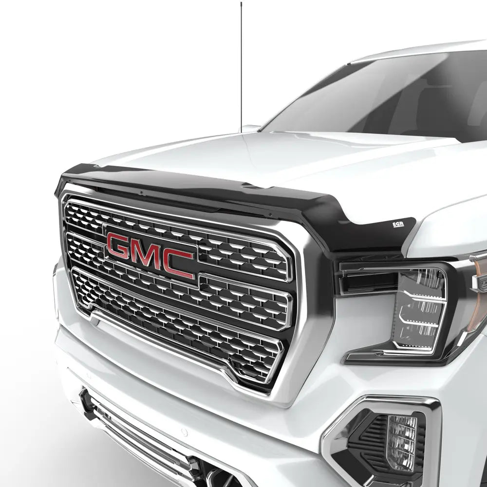 Image showing the close up of the EGR Superguard Hood Guard For GMC SIERRA