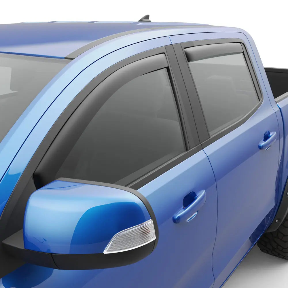 Image showing EGR In-Channel Window Visors Mounted on Ford Ranger 19-22