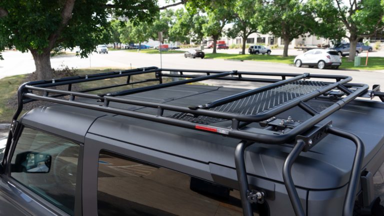 Image showing the Gobi Stealth Rack Mounted on Ford Bronco 2-Door - 2021 - On