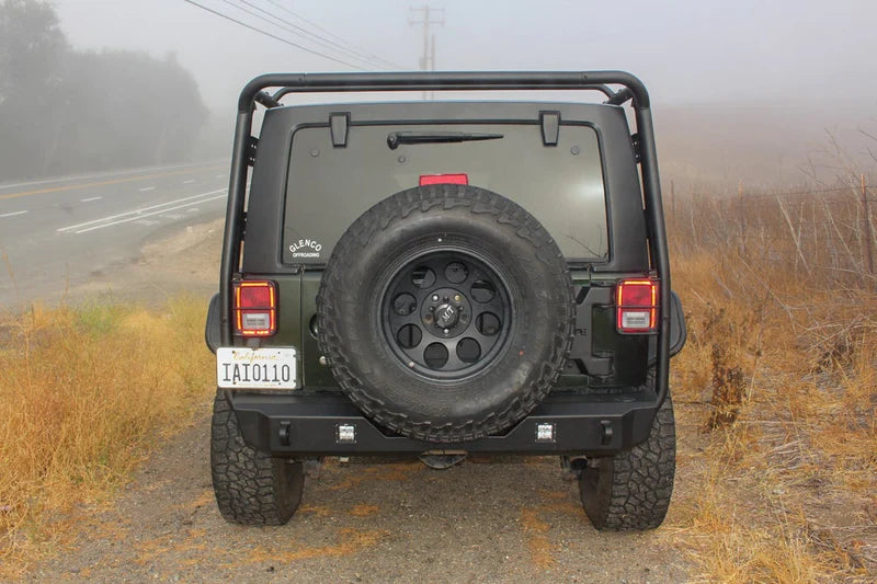 Image showing the cargo roof rack mounted on jeep wrangler JK
