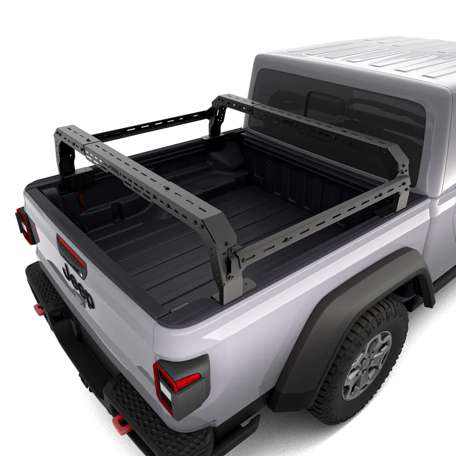 Top View for Tuwa Pro Shiprock Mid Rack System for Jeep Gladiator