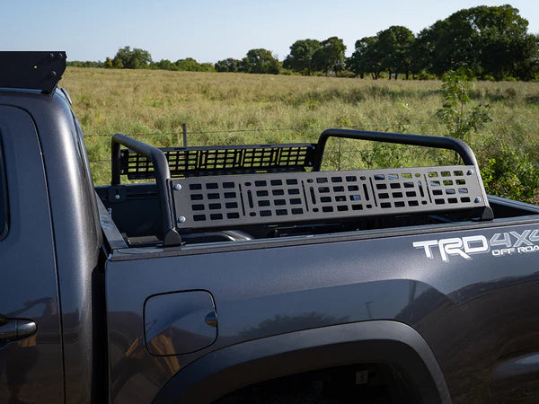 Cali Raised LED Overland Bed Bars For Toyota Tacoma 11'' with Molle Panel