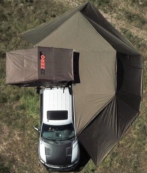 23Zero Peregrine 270 Awning From above