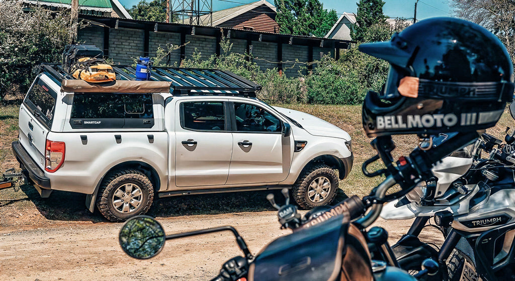 RSI Platform Rack mounted on a Ford Ranger with gear