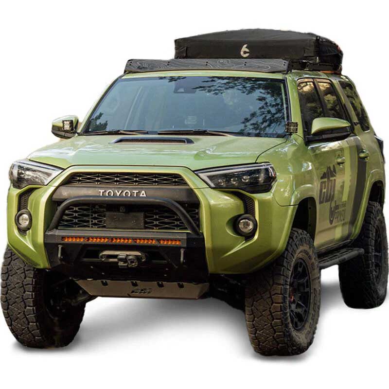 off road roof rack with lights