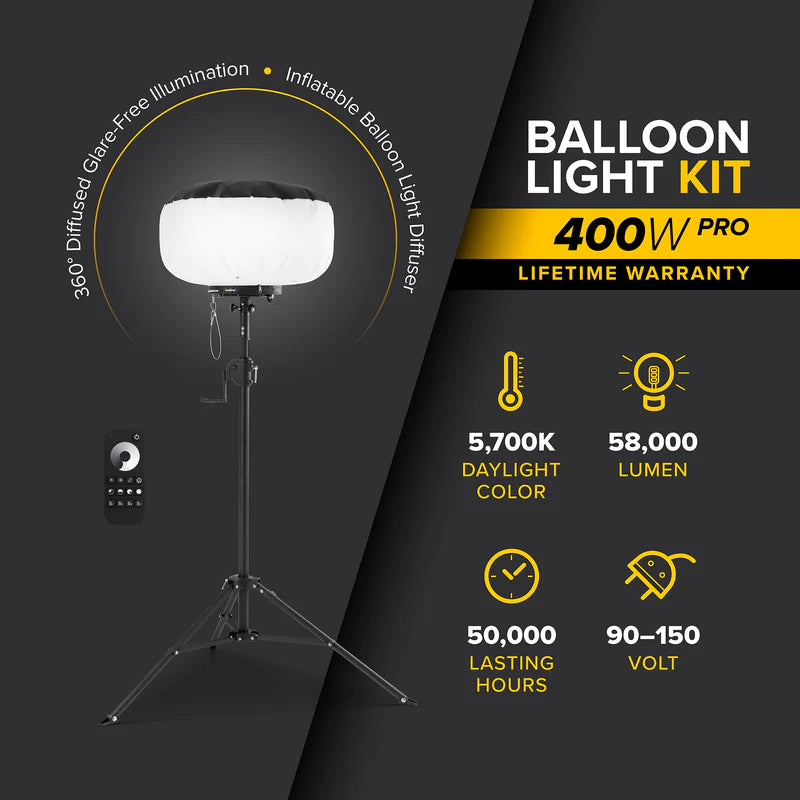 SeeDevil 400 Watt Balloon Light Kit