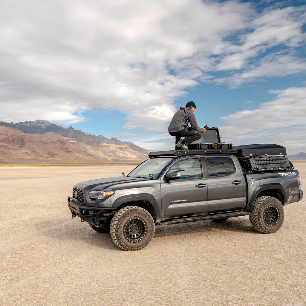 Image showing the raconteur roof rack mounted on a toyota tacoma