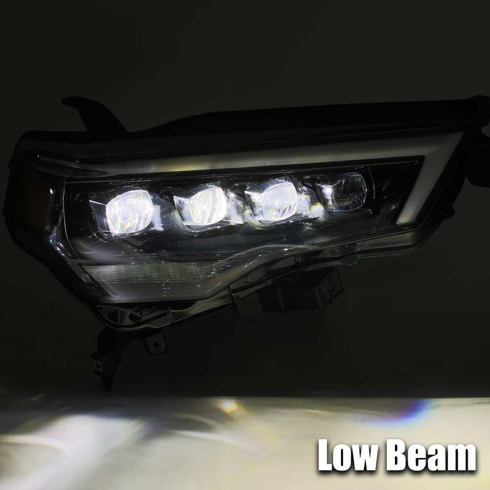 AlphaRex 4Runner NOVA Series LED Projector Headlights ow Beam Mode