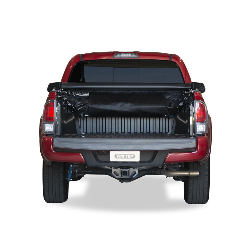 Fas-Top Traveler Truck Tonneau & Topper For Ford Folded Up