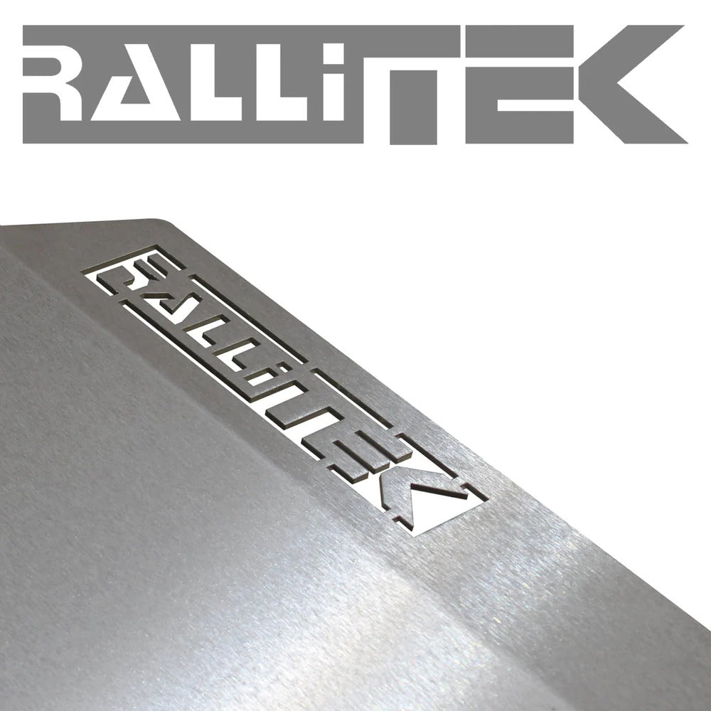 RalliTEK Subaru Crosstrek Transmission Skid Plate Logo