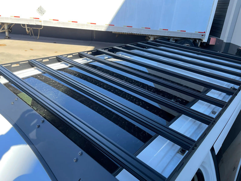 Top View Of The Crossbars On The Westcott Designs Toyota Sequoia Lo-Pro Roof Rack