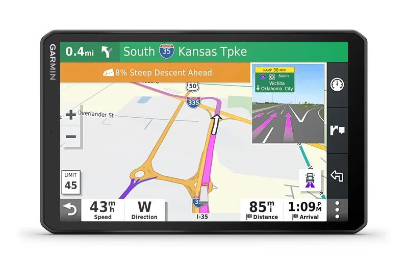 10 inch GPS Truck Navigator - Driver Alerts