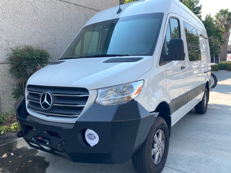 Aluminess Front Bumper for Mercedes Sprinter with No Brush Guard Variant