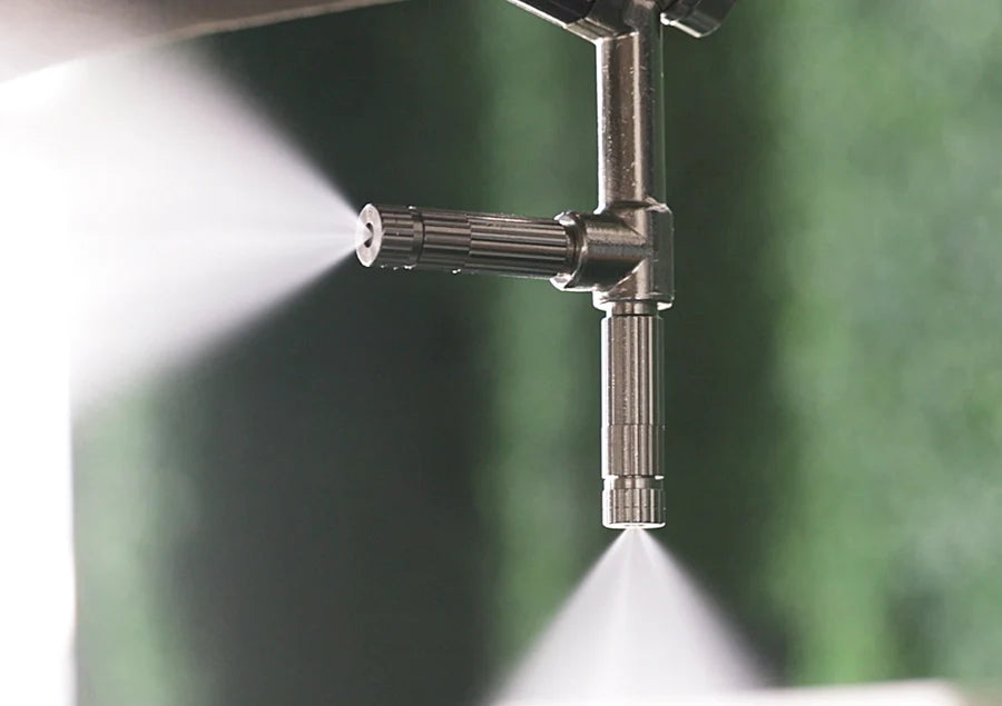 Image showing the nozzles of the ExtremeMist High-Pressure Misting Umbrella