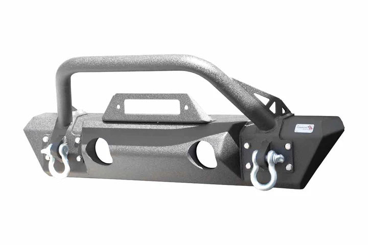 Fishbone Stubby Front Winch Bumper for Jeep Wrangler JL and Jeep Gladiator JT