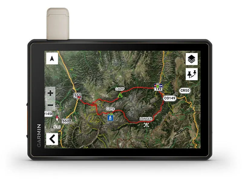 Garmin Tread Overland GPS - Satellite Imagery