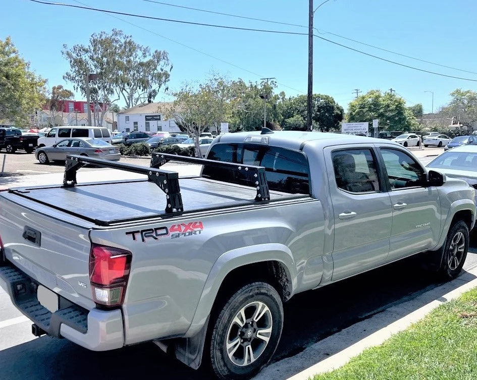 Tacoma Retractable Covers With T-Slots Bed Bars