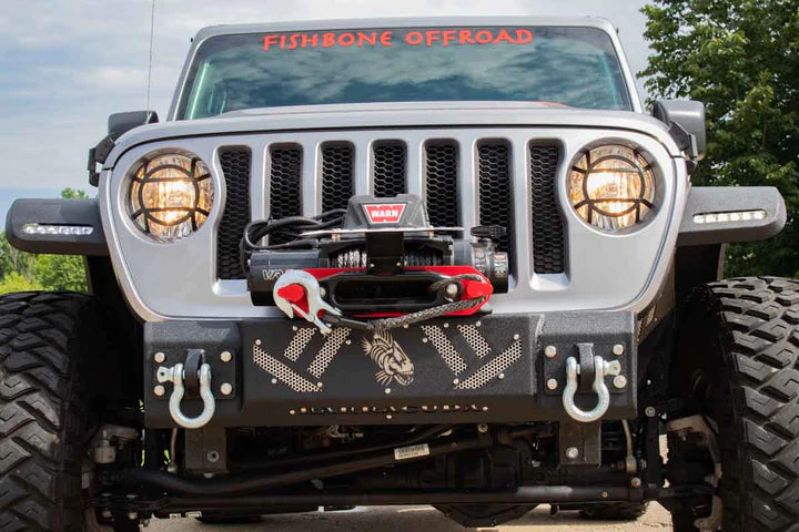 Fishbone Barracuda Front Bumper Modular Base for Jeep Wrangler and Jeep Gladiator