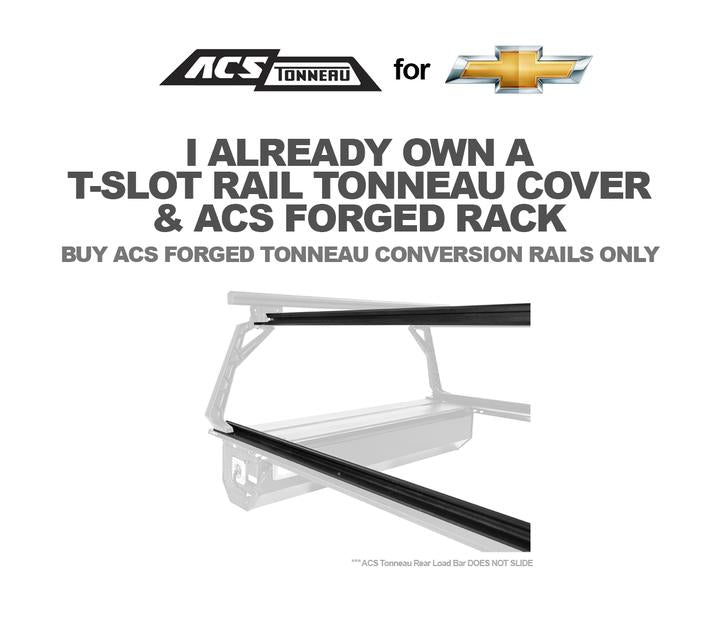 ACS Forged Tonneau Conversion Rails Only