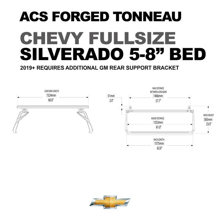 ACS Forged Tonneau Rack Only For Chevy Fullsize Silverado