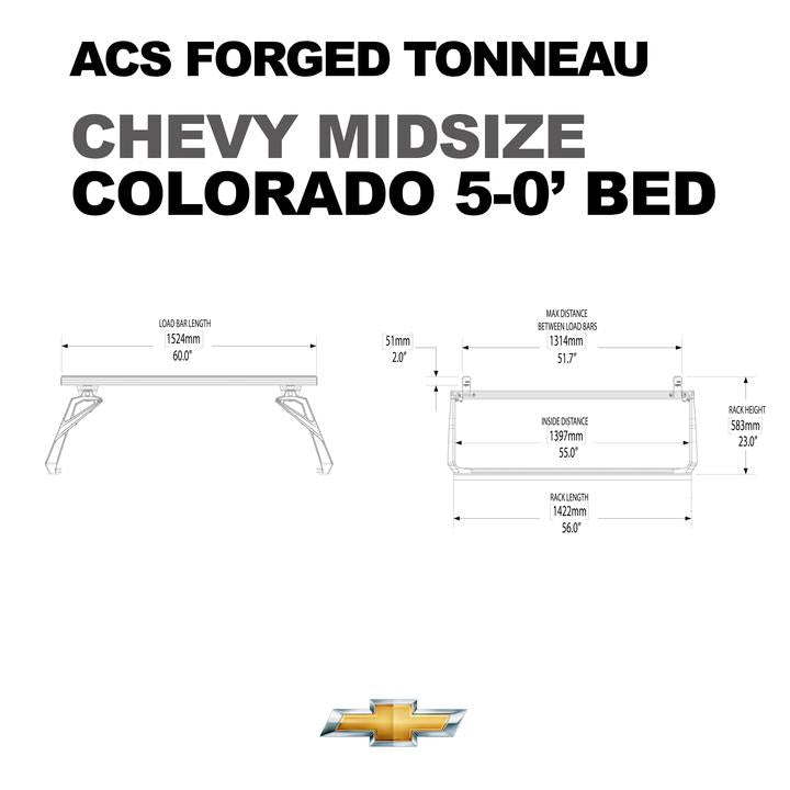 ACS Forged Tonneau Rack Only For Colorado 5-0'