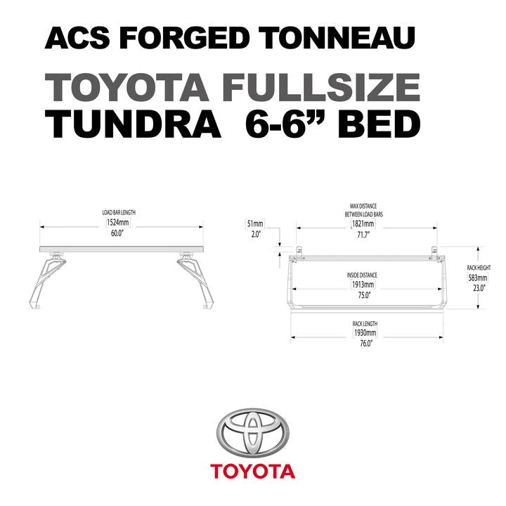 Active Cargo System For Toyota Rails For Toyota Tundra