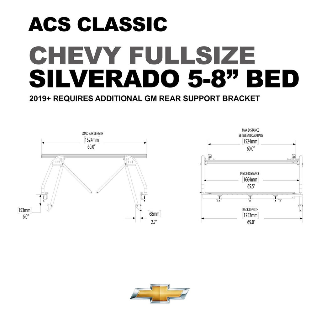 Leitner Active Cargo System ACS Classic For Chevy  Silverado 5'8" Bed