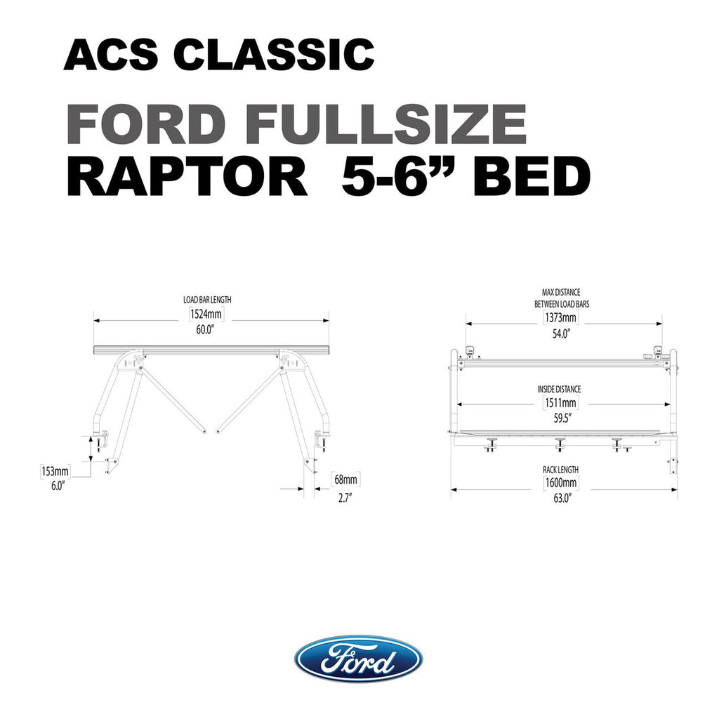 Leitner Active Cargo System ACS Classic For Ford Raptor 5 6 ft Bed