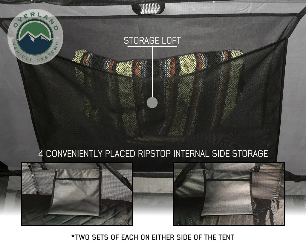 Interior Storage for your Tools and Things for OVS Arctic White Nomadic 3 Rooftop Tent