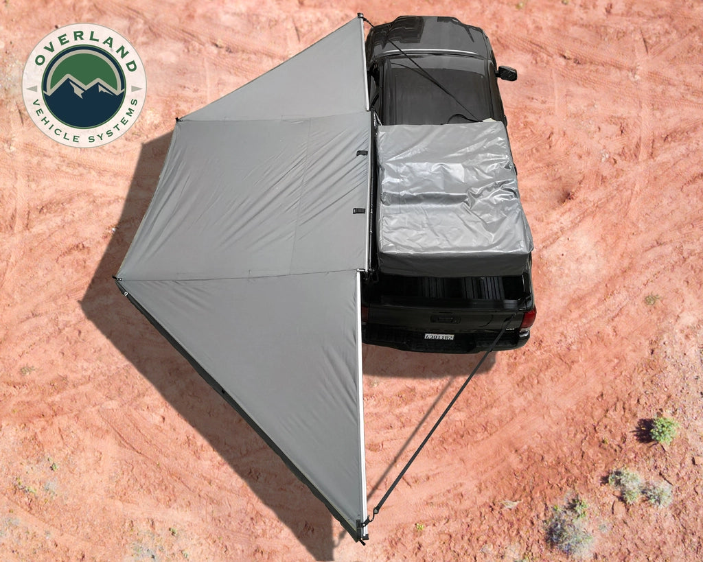 Overland Vehicle Systems Nomadic 180 Awning Dark Gray Universal Fit