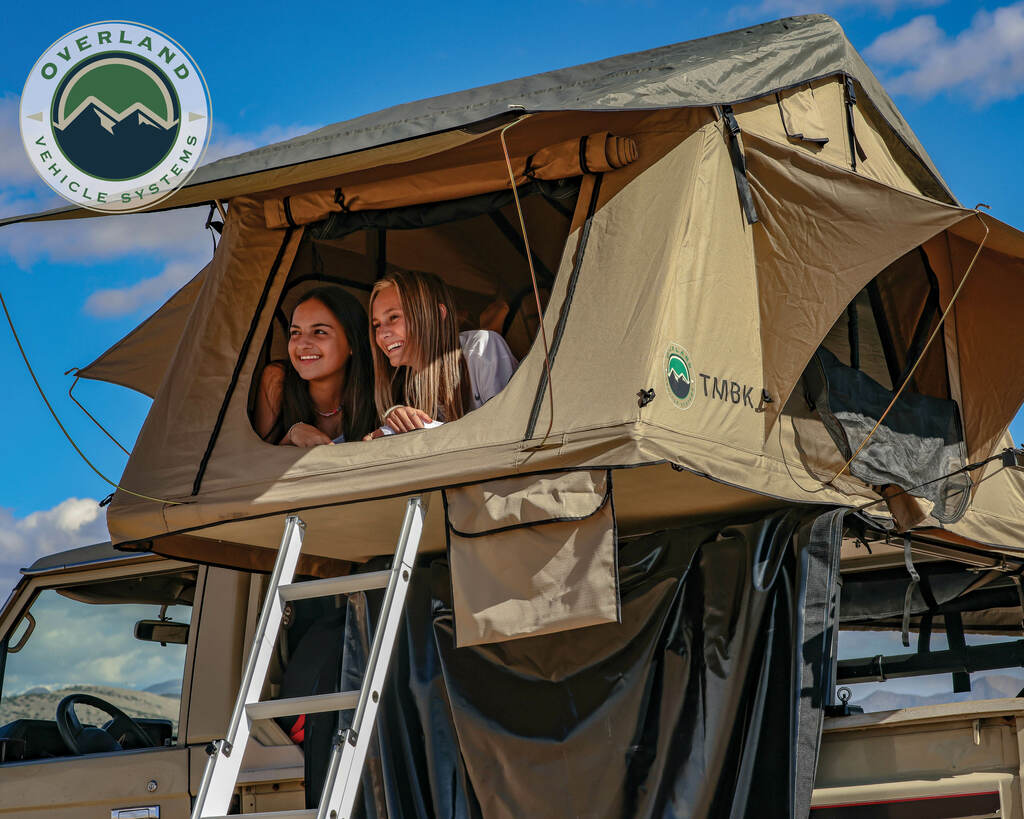 Overland Vehicle Systems 3person Rooftop tent mounted TMBK