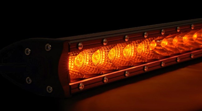 Cali Raised LED Amber Lightbar