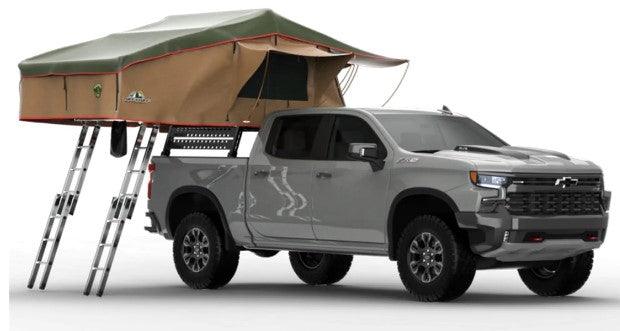 overland roof tent Tuff Stuff TS-RTT-ANX-ELT Elite Overland Roof Top Tent & Annex Room, 5 Person