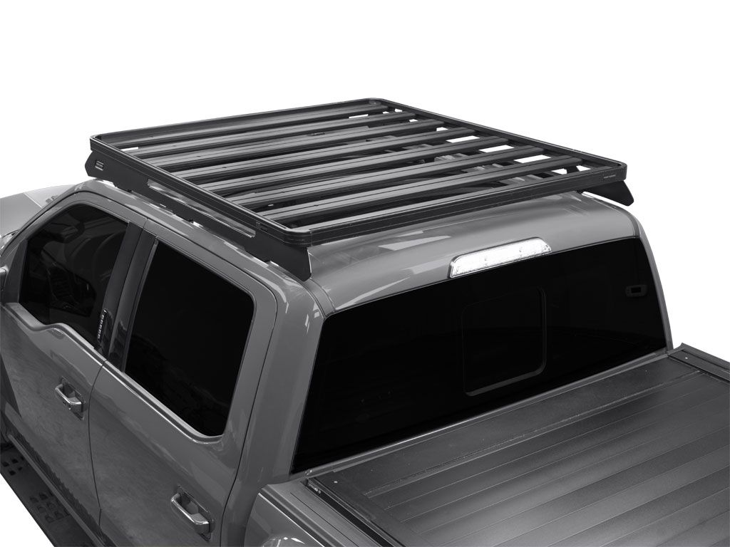 Full View Of Front Runner Slimline II Roof Rack Kit Ford F150 Crew Cab 2009 - Current