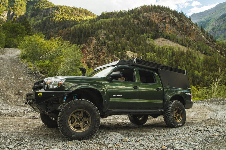 The Animas Camper Roof Rack for Toyota Tacoma 2005-2022 by Sherpa Equipment Co.