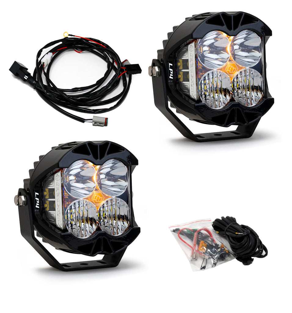 LP4 Pro Led Pair lights in color white, combo/driving pattern  by Baja Designs