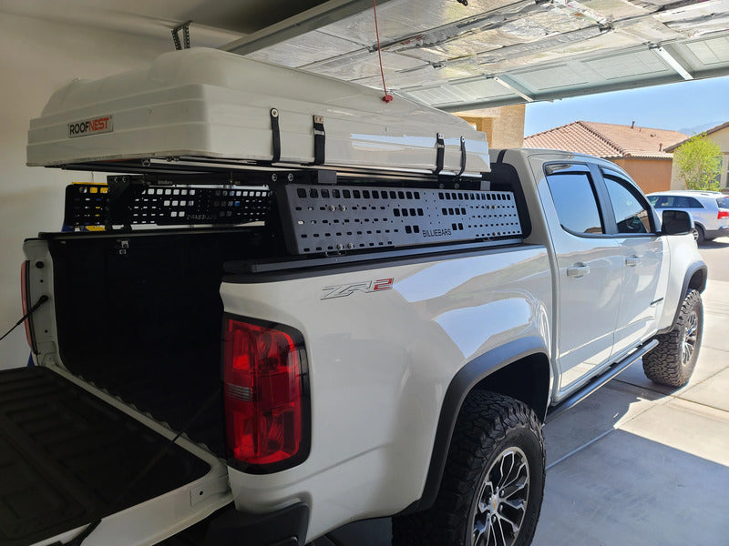 Roof Top Tent Mounted On BillieBars Bed Bars For Colorado And Canyon