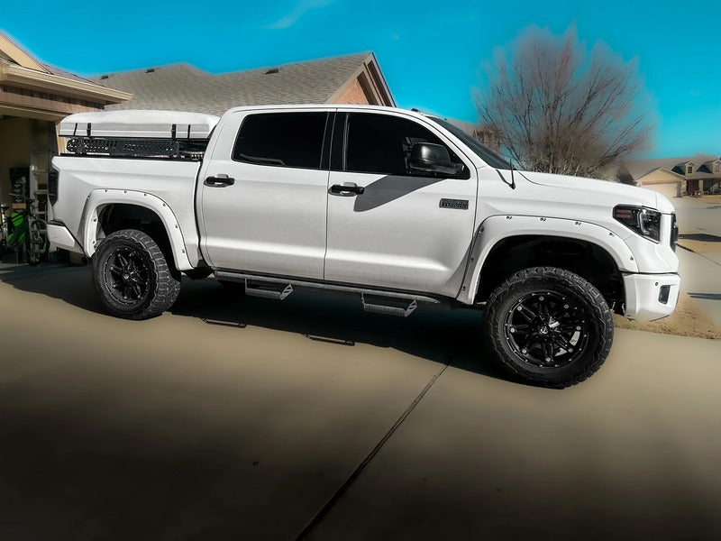 Side View Of BillieBars Bed Bars For Toyota Tundra