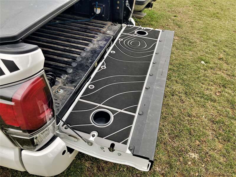 Side View Of The BillieBars Custom Tailgate Cover