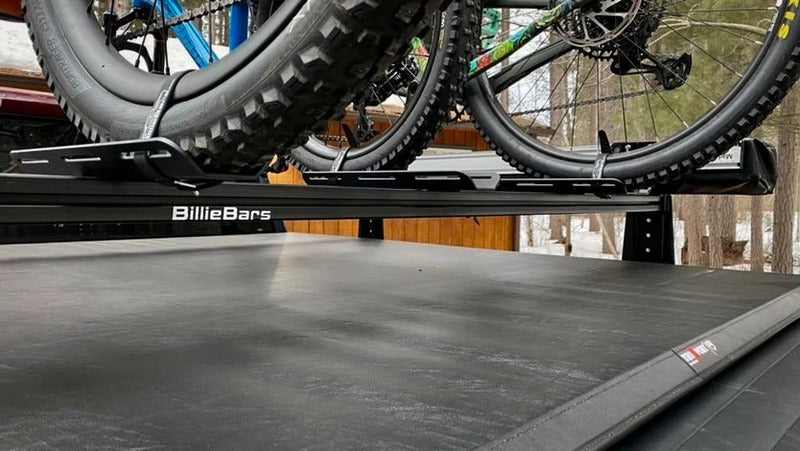 BillieBars Rear Tire Tray Kit With Bikes Mounted