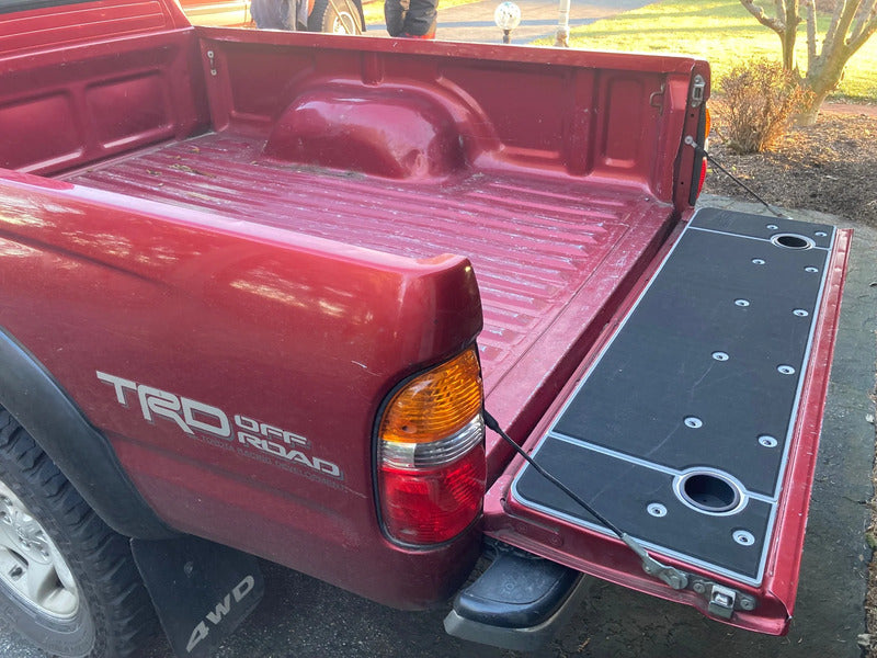 Side View Of The BillieBars Tacoma Tailgate Cover