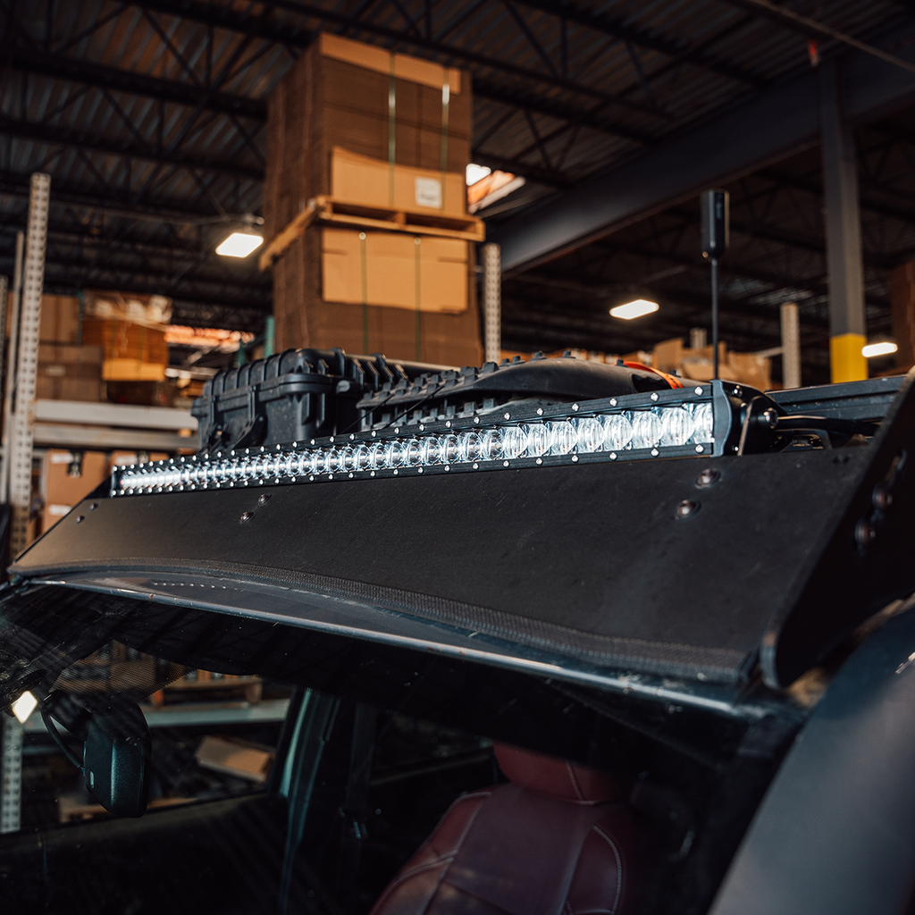 Cali Raised LED Sherpa Roof Rack Slim LED Light Bar Mounting Brackets