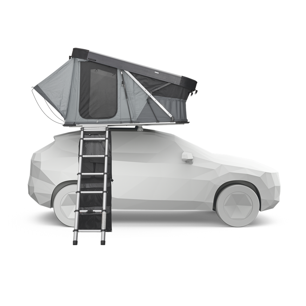 Thule Widesky hardshell tent Ashland Grey interior mattress detail