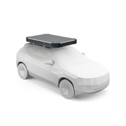 Thule Widesky RTT Ashland Grey open rear angle