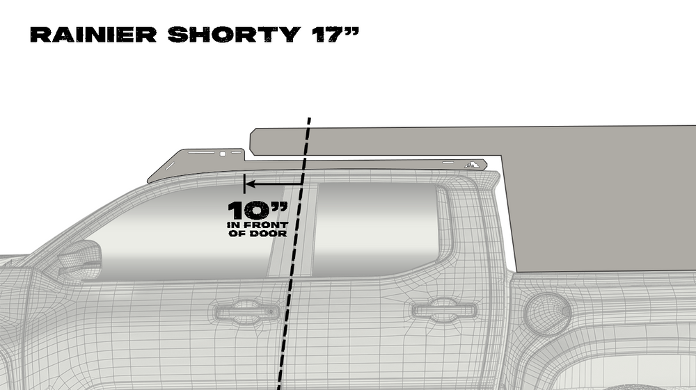 Sherpa The Rainier Shorty (2024+ Tacoma Camper Roof Rack)