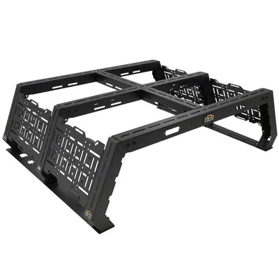 Ruff Rax 2023-2026 Chevy Colorado GMC Canyon 5 ft modular bed rack three-quarter view