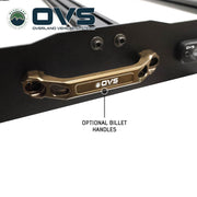 Ruff Rax 2011-2026 RAM 2500 3500 roof rack grab handle detail showing high-strength aluminium build quality and corrosion-resistant finish